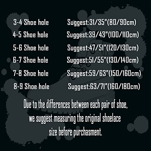 Vasgo 2 Pairs Round Shoe Laces For Heavy Duty Work Boots [9 Different Lengths] (51 Inch/130Cm) #TOP5