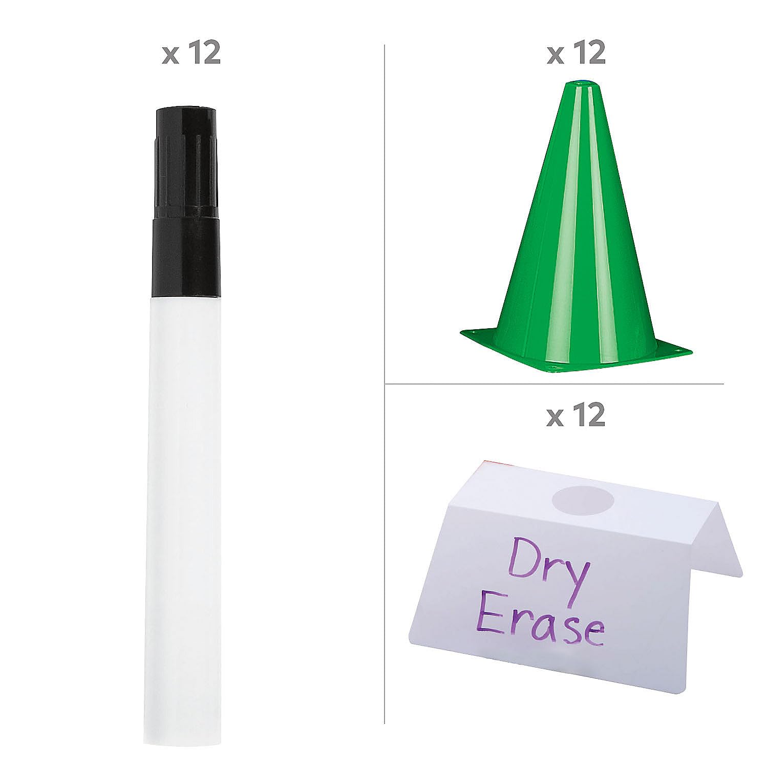 Fun Express Stations with Dry Erase Board Kit - 36 Pc