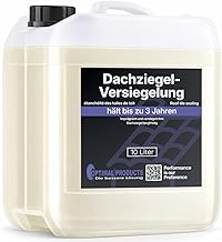 Optimal Products Roof Sealing/Waterproofing, Breathable Long-Term Protection Seal with Hydrophobation, with Beading Effect, 10 Litre Canister