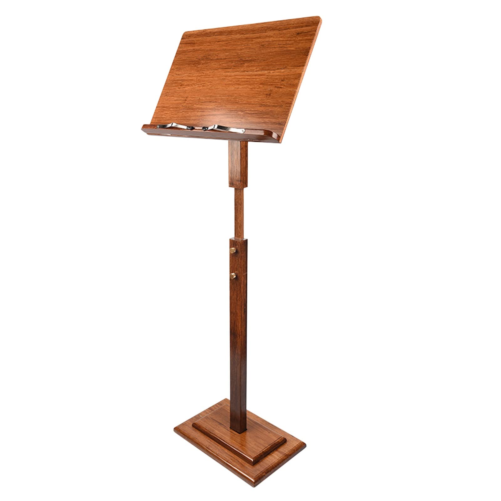 Genérico Atril de partituras Plegable, Atril de Metal portátil, Carpeta de partituras para Teclado, Soporte para proyector, Atril portátil, Soporte para computadora portátil, Altura Ajustable
