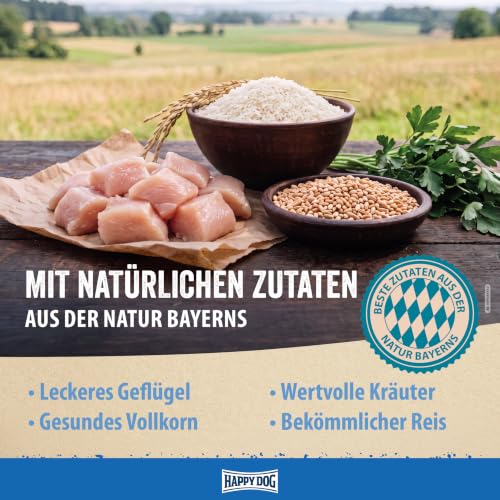 Happy Dog NaturCroq Junior Trockenfutter, 15 kg für Junghunde