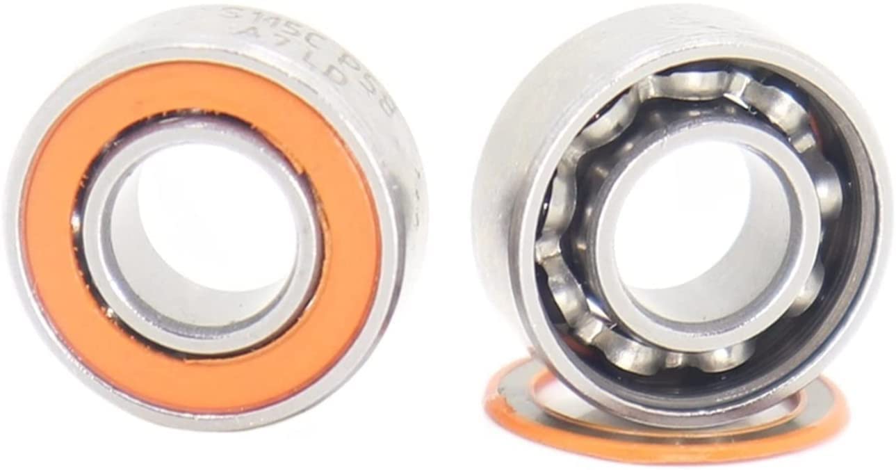 HYUJNAFZR 2PCS SMR103 2RS Fishing Reel Bearings 3 * 10 * 4mm ABEC-7 Stainless Steel Hybrid Ceramic Ball Bearing SMR103-2OS CB SMR103C