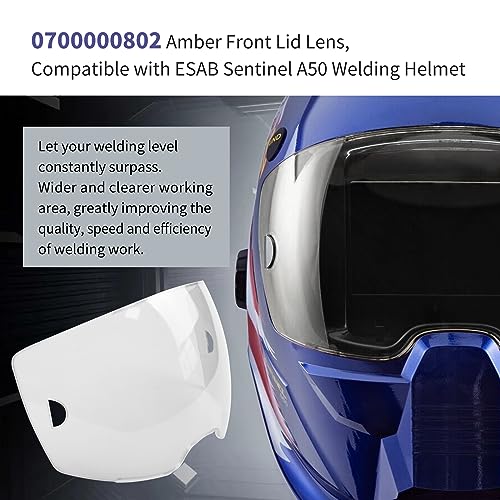 Pacote com 10 lentes de cobertura frontal transparente 0700000802, lentes de cobertura de capacete d