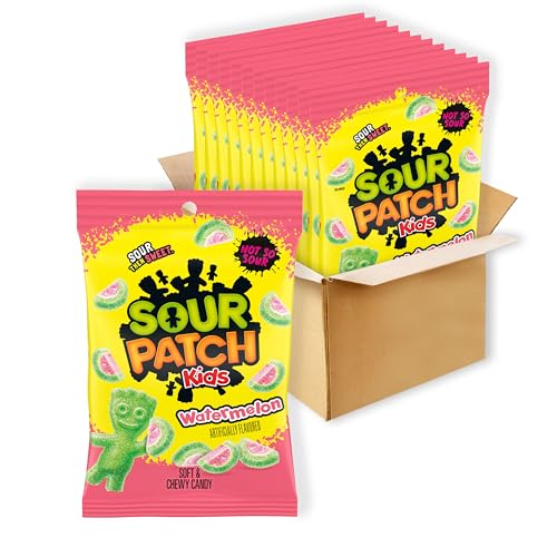 Sour Patch Kids Watermelon Candy, 8oz, 12 bags