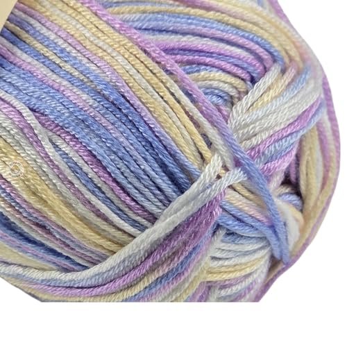 Image of 10-Pack of Yonkey Monkey 500 Grams Yarn - 70% Rayon derived from Bamboo, 30% Cotton - Imported - Purple Mix 9043