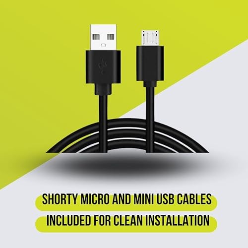 Miniatura 5 de Dongar Adaptador de corriente para cámara de mando (3 pines Keyway 2 para vehículos Porsche seleccionados), fuente de alimentación USB integrada