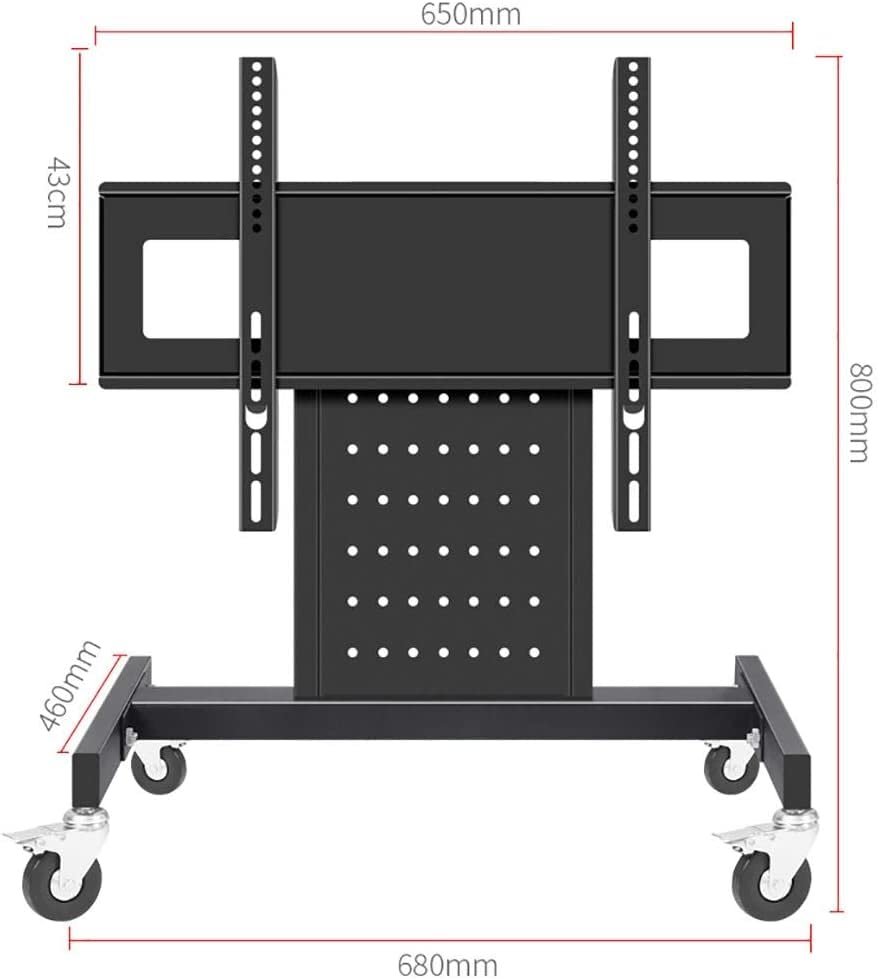 Soporte universal móvil para TV ajustable y giratorio miniatura 3