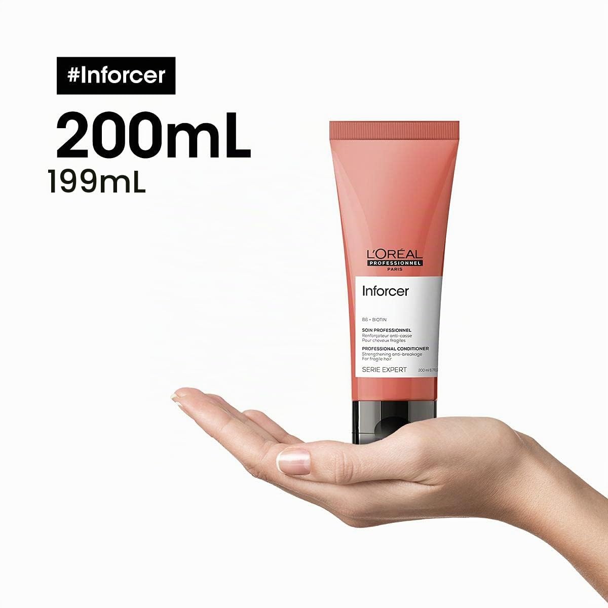L'Oréal Professionnel Stärkende Spülung für trockenes und brüchiges Haar, Mit Vitamin B6 und Biotin, Serie Expert, Inforcer Conditioner