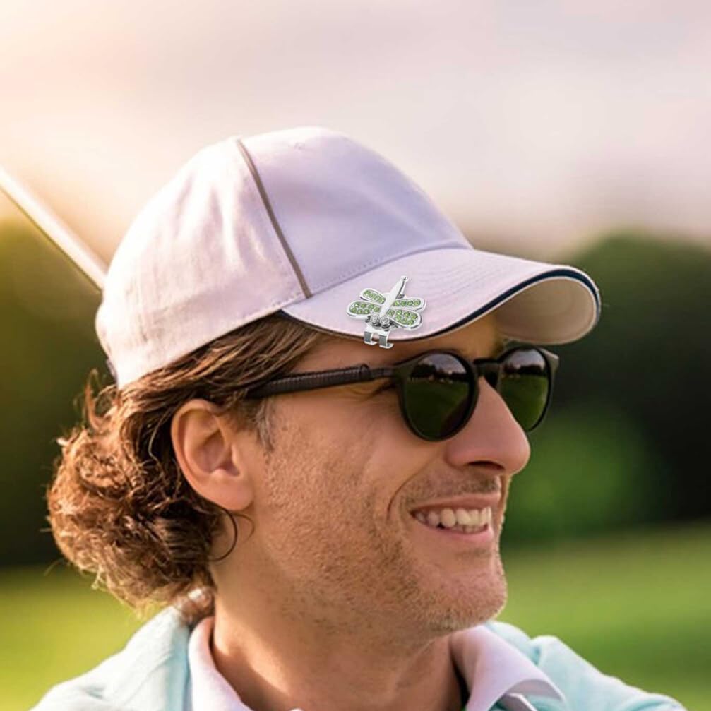 Happyyami Marcador de Pelota de Golf Clip Magnético 2 Piezas