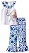 Mud Pie Baby Girls' Elephant Top with Ruffled Pant Set