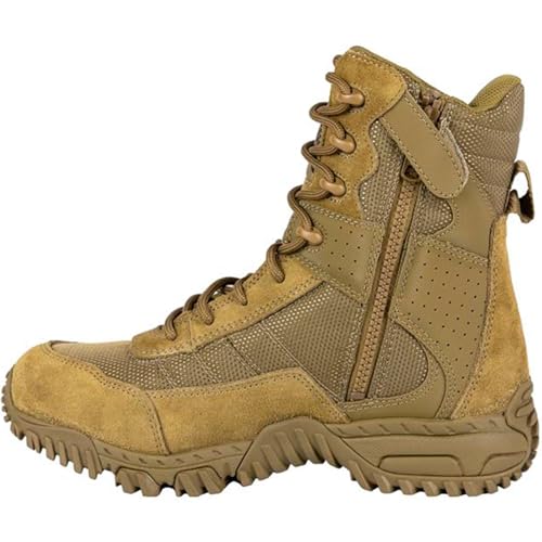 Image of Altama Unisex Vengeance SR 8 inch Side-Zip Lightweight Leather Boots | Full Grain, Textile Lining & Gusseted Tongue