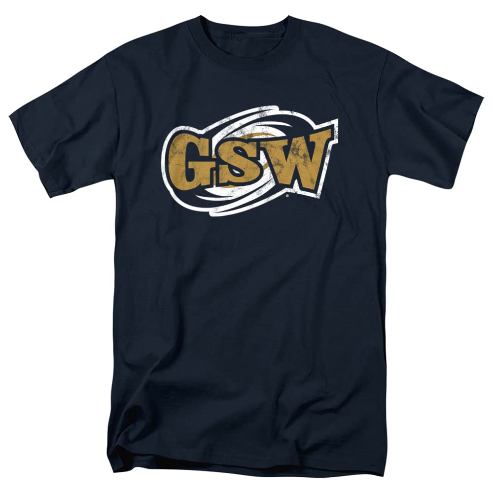 LOGOVISION Official Collegiate Distressed Primary Logo Adult T-Shirt Collection — view 85