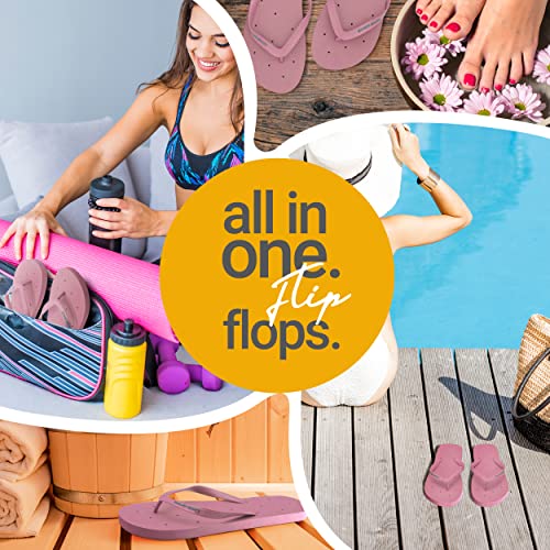 Image of Shower Shoez Women's Non-Slip Pool Dorm Water Sandals Flip Flops
