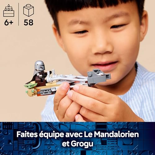 LEGO® Star Wars™ 75436 Le speeder bike du Mandalorien et Grogu - vue 5