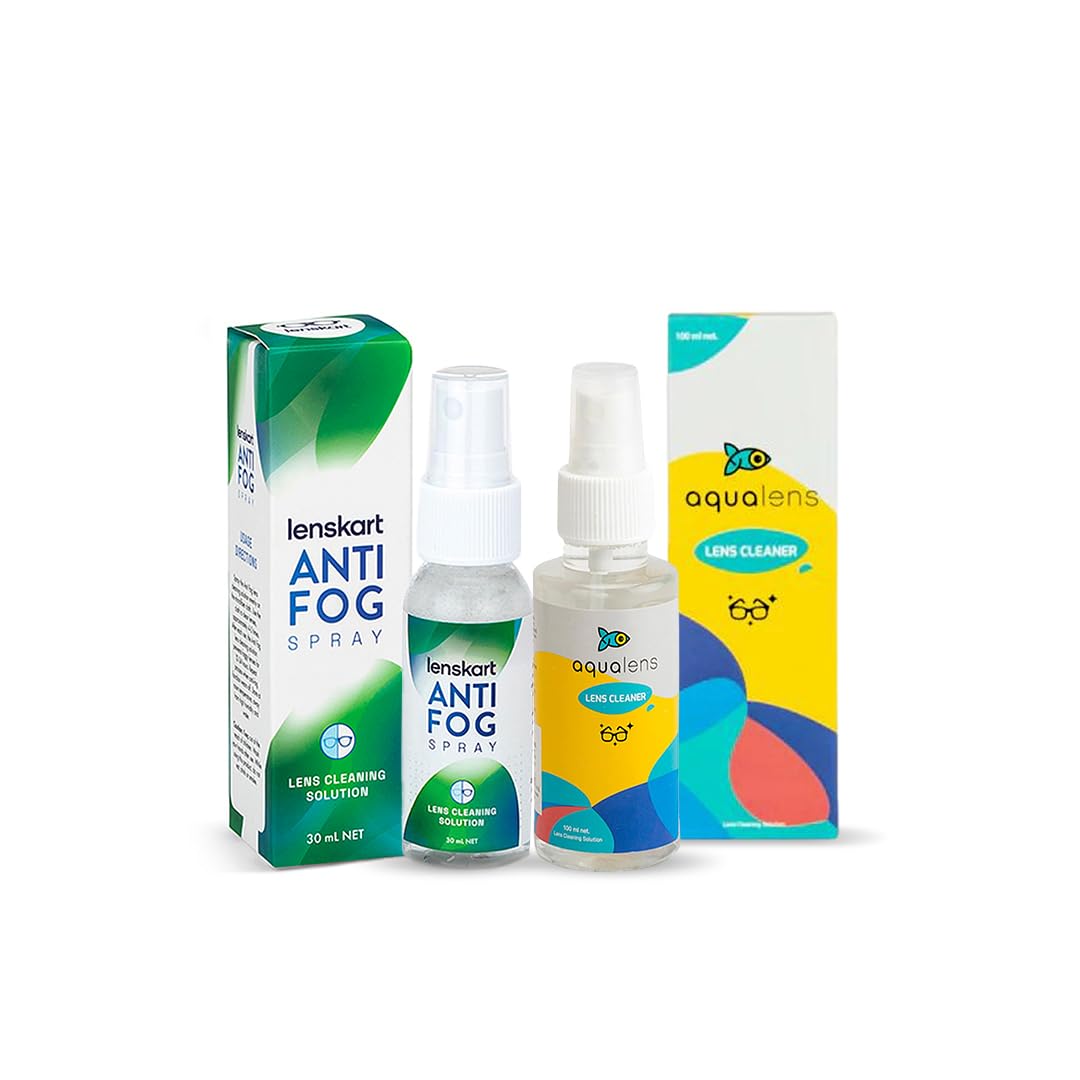 AQUALENS CONTACT LENSES Lenskart Anti-Fog Spray(Lens Cleaning Solution)-30 Ml & Aqualens Spectacle Lens Cleaner 100 Ml Pack Combo (B0CHLZTRTG) Amazon Price History, Amazon Price Tracker