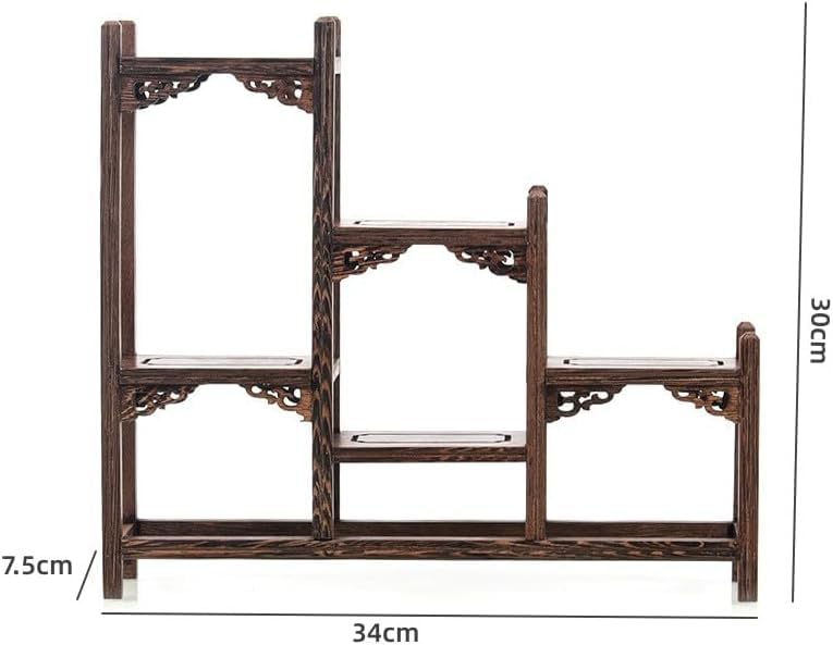 飾り棚　茶道棚　アンティーク棚 Amazon｜ディスプレイ棚 アンティーク 棚 ラック棚 竹製 茶杯