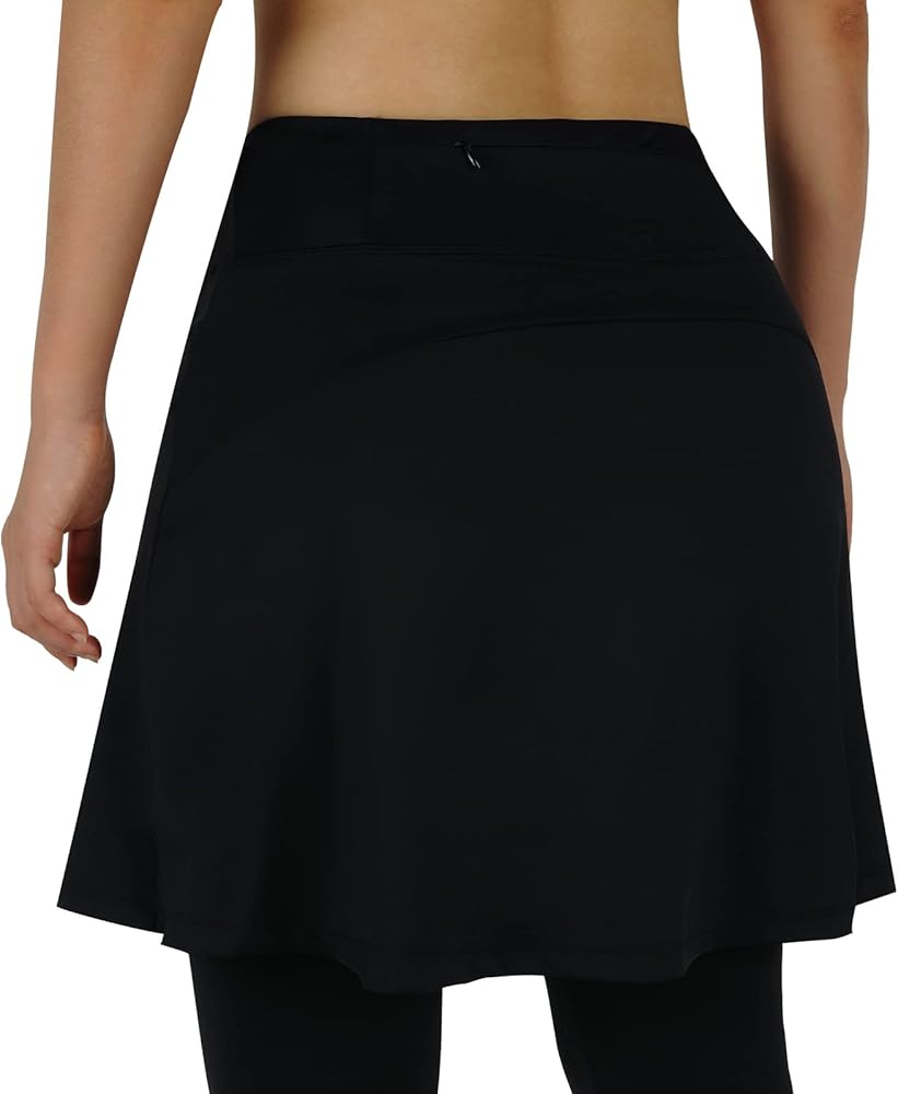 BELEROY Athletic Skirt with Leggings Tennis Skirted Legging for