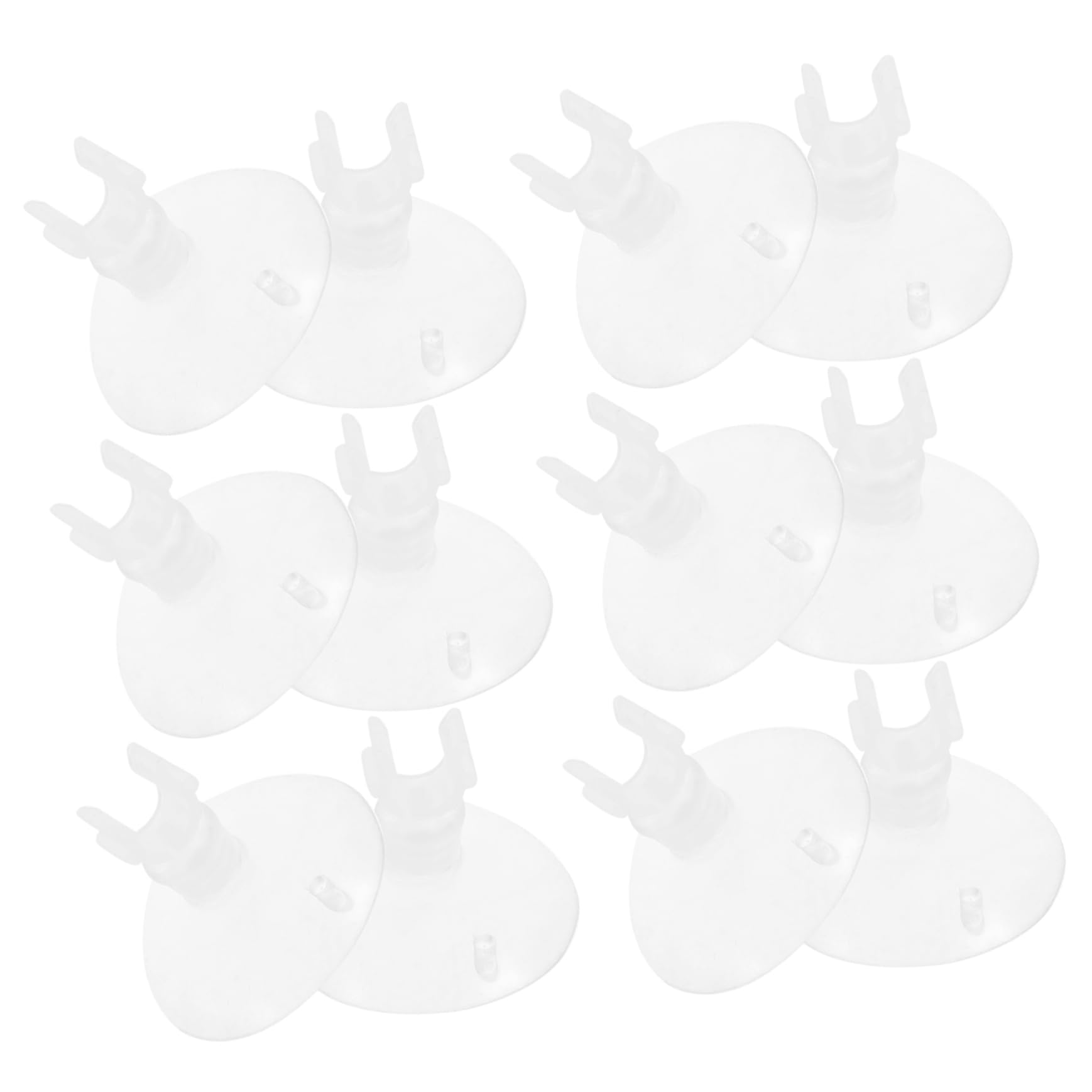 VANZACK 60 Piezas ventosas Clip clamp Accesorios pecera succión Ventosa para Acuario Taza Ventosa para pecera Abrazadera ventosas Agua