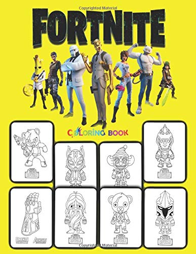 Amazon.com: fortnite coloring book: + 75 coloring pages for kids +75 ...