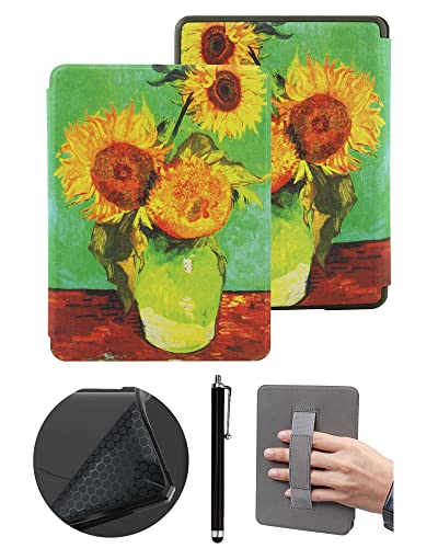 Custodia tpu da 6 Pollici per Kindle 11a Generazione Versione 2022 Modello C2V2L3 - Non Compatibile con Paperwhite di 11a - con Cinturino da Polso