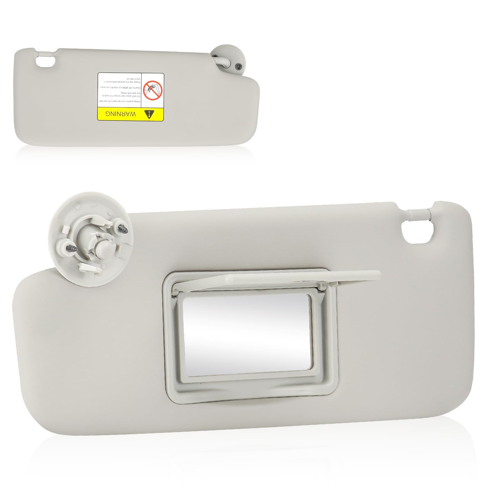 PetMigo Beige Left Driver Side Sun Visor for Chevy Sonic 2012-2019, Spark 2013-2016, Sunvisor Replaces P95327509, P95327507