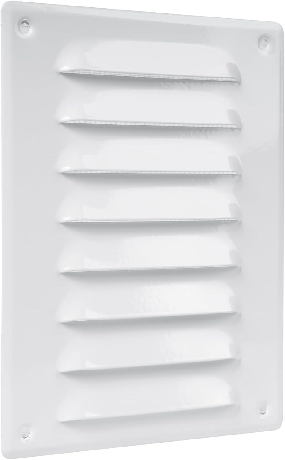 Vent Systems 5.5" x 7.5" Inch (Overall Dimensions) - White - Air Vent Cover - Metal Air Return Grill with Built-in Protection Mesh - HVAC Vent Duct Cover for Home Improvement