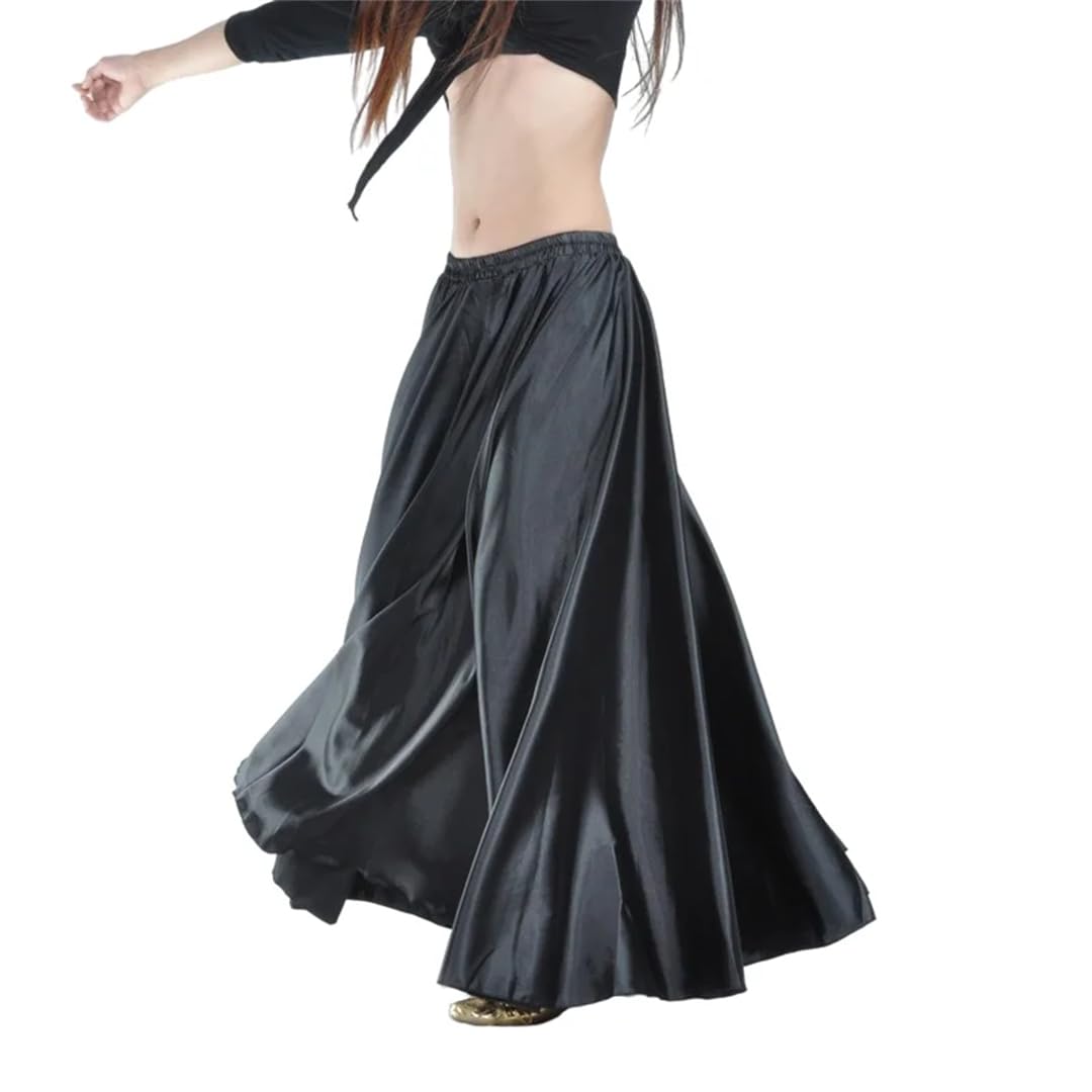 Faldas amplias y vaporosas, Falda de Danza del Vientre Gasa Satinada for Mujer Multicolor