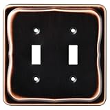 Brainerd 144405 Tenley Double Toggle Switch Wall Plate / Switch Plate / Cover