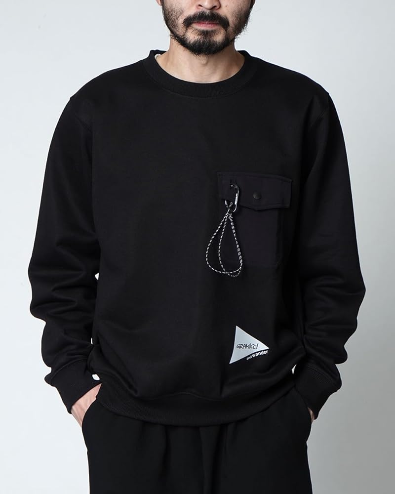 定価19800円 GRAMICCI × and wander ポケットスウェット sundaymountain_a22658