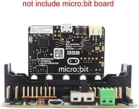 Micro: Bit Expansion Board Robotbit V2.0 Supports Makecode Offline Programming Micro:Bit Extension Board Robotbit - (Color: Black)