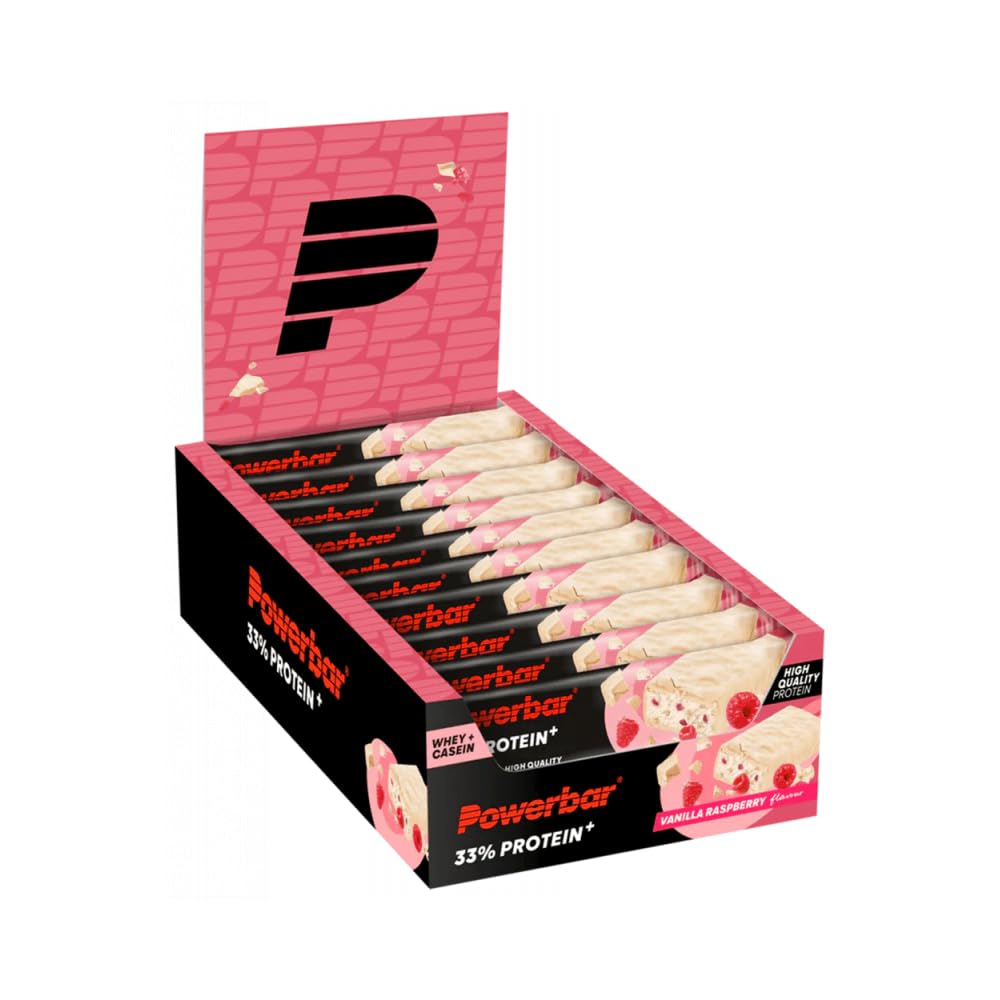 Powerbar Protein Plus Bar 33% (10x90g) Vanilla Raspberry - Batony - Batony proteinowe