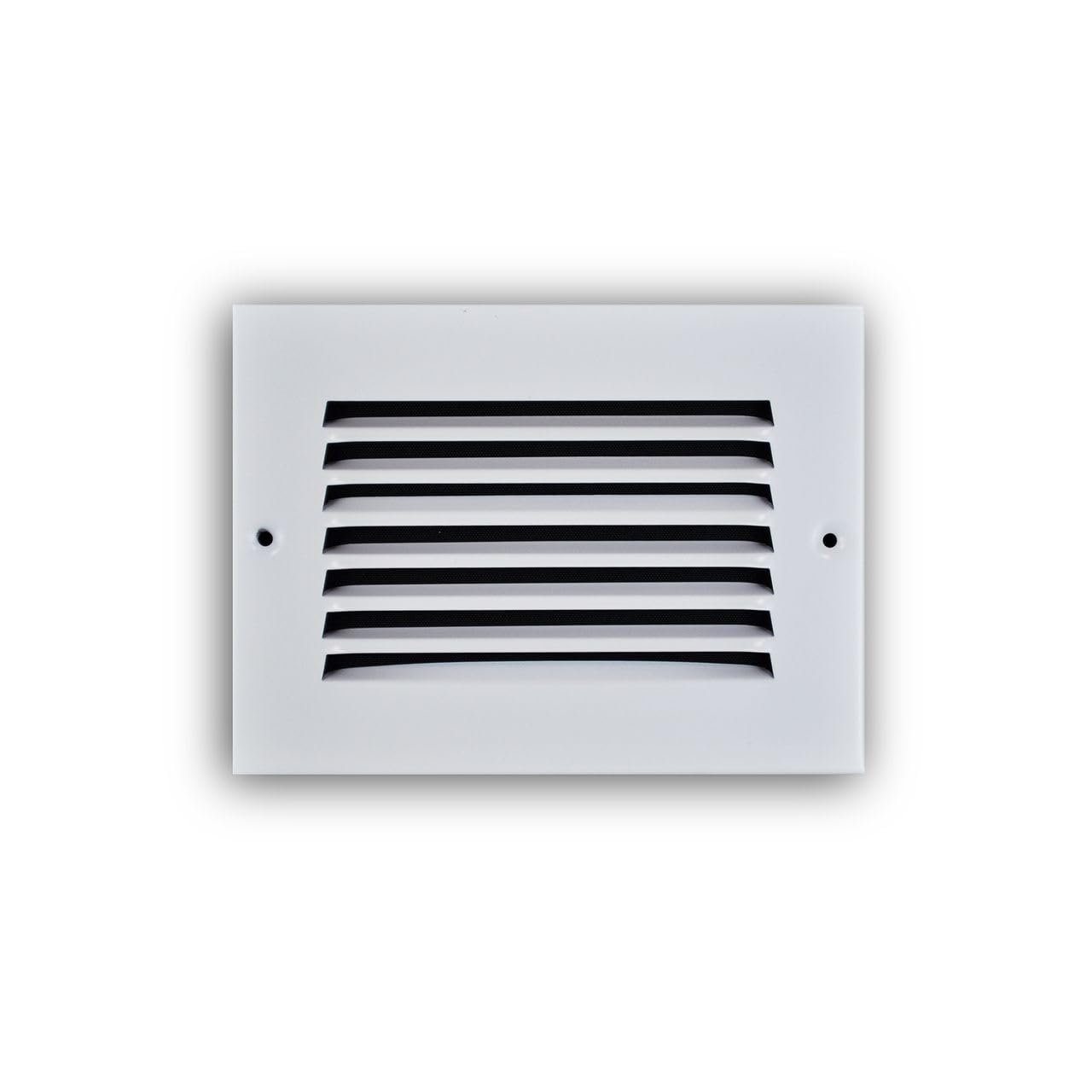 14'' x 8'' [Duct Opening] Flat Stamped Steel Return Air Grille by - Sidewall and Ceiling - HVAC Premium Vent Duct Cover - White [Overall Dimensions: 15.75''w X 9.75''h] — view 47