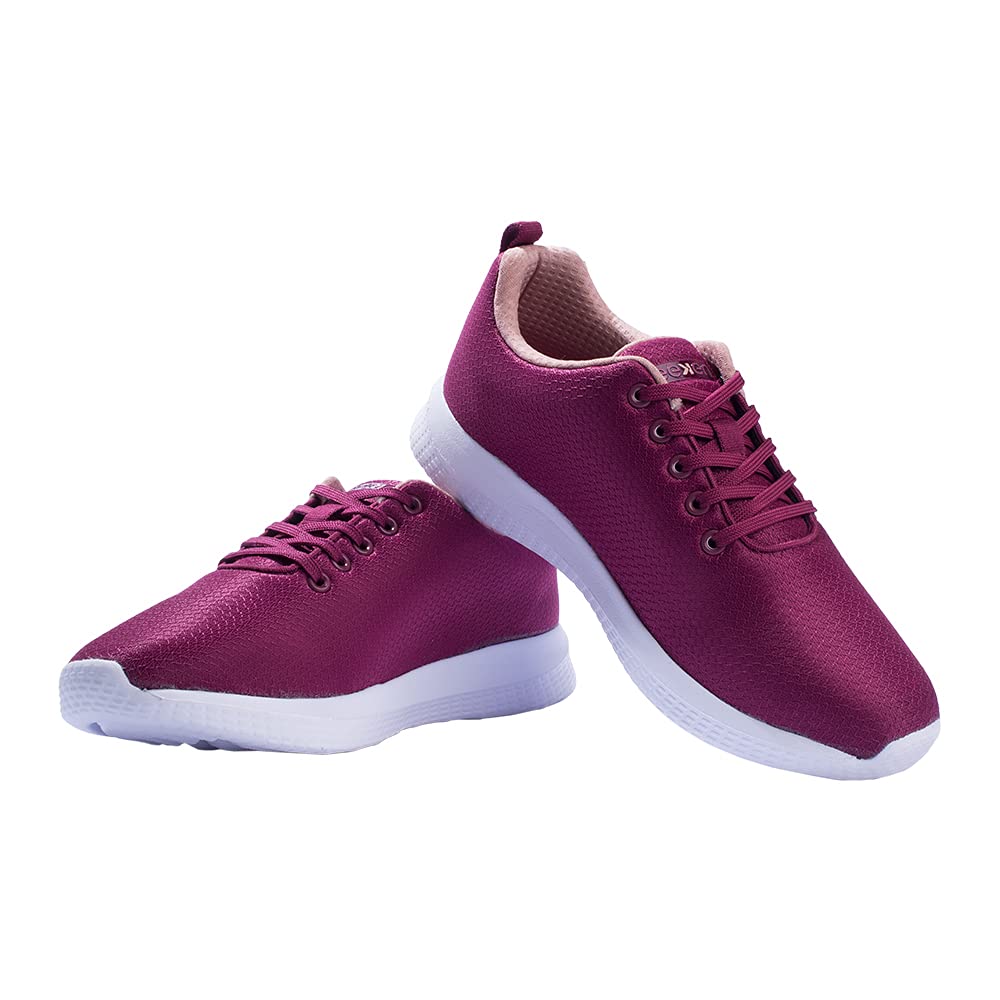 eeken Maroon Lightweight Casual Shoes for Women by Paragon (Size 7) - E2126006607A070 (B0999P28BP) Amazon Price History, Amazon Price Tracker