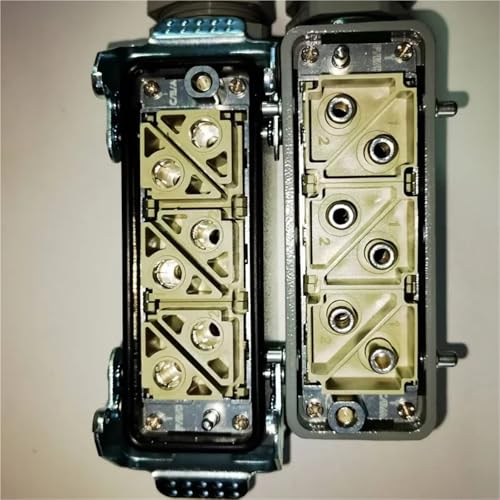 Conector rectangular de alta corriente 100A y 1000V HDC-HMK-006 industrial e impermeable 3