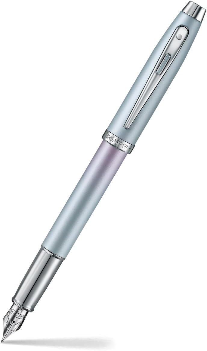 Sheaffer Expressions 100 Pen, Blue and Pink Pearlised Gradient (Fountain Pen (Medium nib))