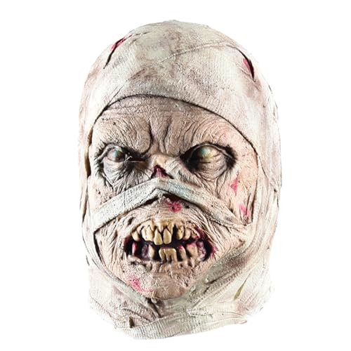 Mummy Face â€“ Halloween Headgear Cover, Horror Party P