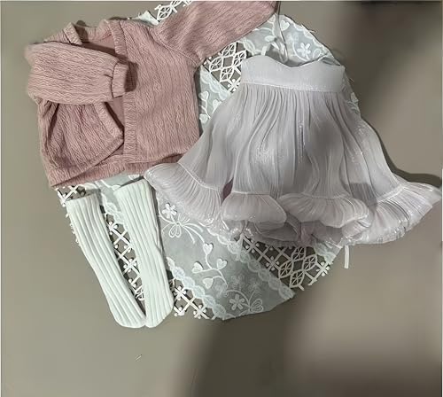Vêtements 1/4 BJD AMITD : Robe cardigan fait main style D pour poupée
