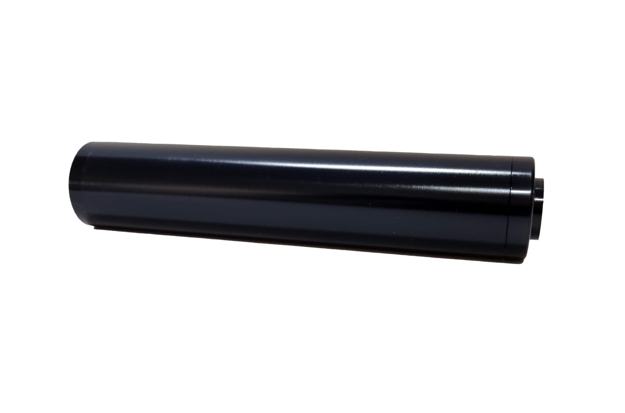 Gen 2 150mm x 30mm Airsoft Silencer/Suppressor Anodised Black with 14mm CCW thread for airsoft pistols and rifles with a 14 mm left hand counter-clockwise thread