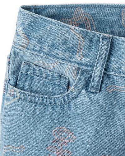 Image of The Children's Place Girls' Wide Leg Jeans