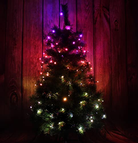 FLINQ Lichterkette Weihnachtsbaum 19m - Mit App steuerbar -...