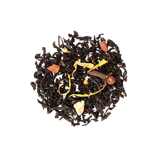 Té negro hoja suelta especias de calabaza miniatura 1