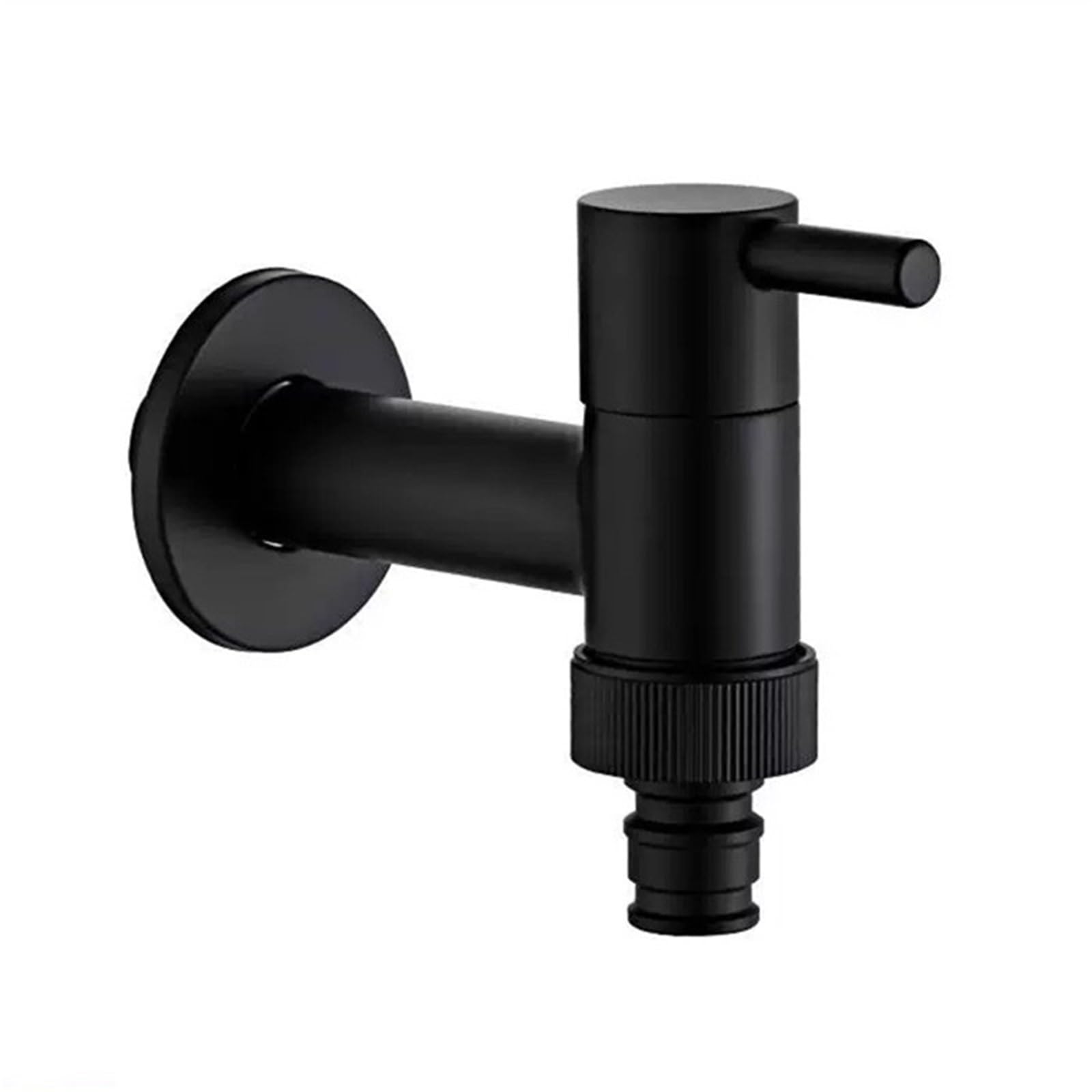 Garden Taps Black Brass Single Cold Tap Wall Mounted Bathroom Faucet for Washing Machine Toilet Mop Pool Outdoor Garden Bibcock(Color7)