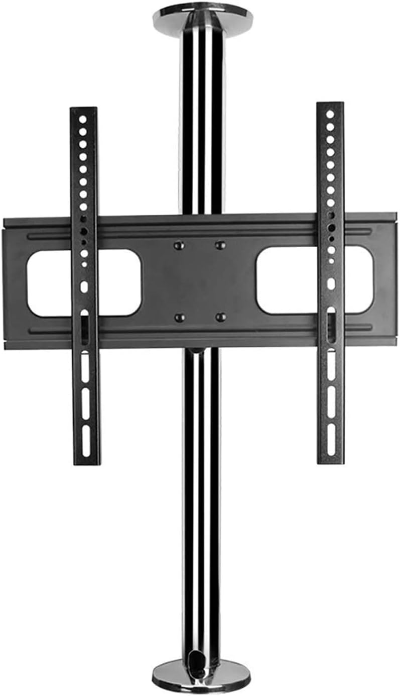 Universal TV Stand, Mobile TV Cart on Wheels - Adjustable Height Portable Floor TV Stand Holds, TV Stand Bracket, Rolling TV Stand with Locking Wheels, Mobile TV Cart for 32 to 55
