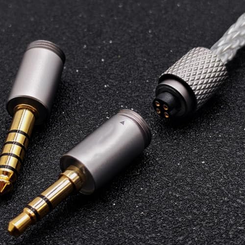 Cable tipo C para música en coche con jack trenzado de 3.5 y 4.4 mm 2