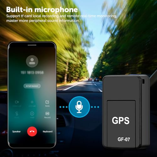 Image of Mini Magnetic GPS Tracker | Real Time Location | Portable Safety Solution | Magnetic Wireless Hidden Tracking Device for Cars, Bikes, Kids, Pets, and Personal Items