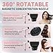 Quico Hair Dryers for Women, 7X Faster BLDC Motor, Quiet 1875W 110,000 RPM 2 Billion Negative Ionic Salon Blow Dryer with Diffuser, Adjustable Temp & Speed, Portable Hair Dryer for Home Travel, Pink