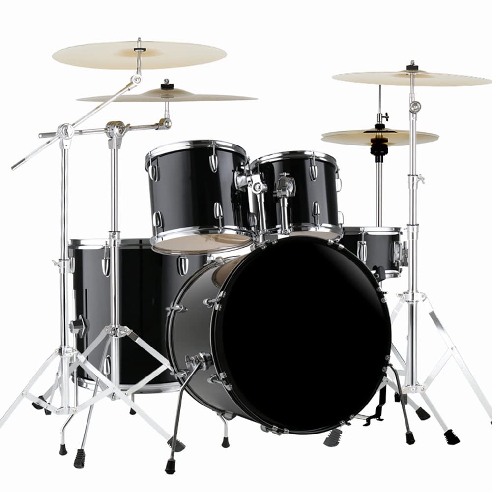 Schlagzeug-Set für Erwachsene, 5 Trommeln, 4 Becken, komplettes Schlagzeug-Set, professionelles Percussion-Set für Bühnenauftritte von Anfängern