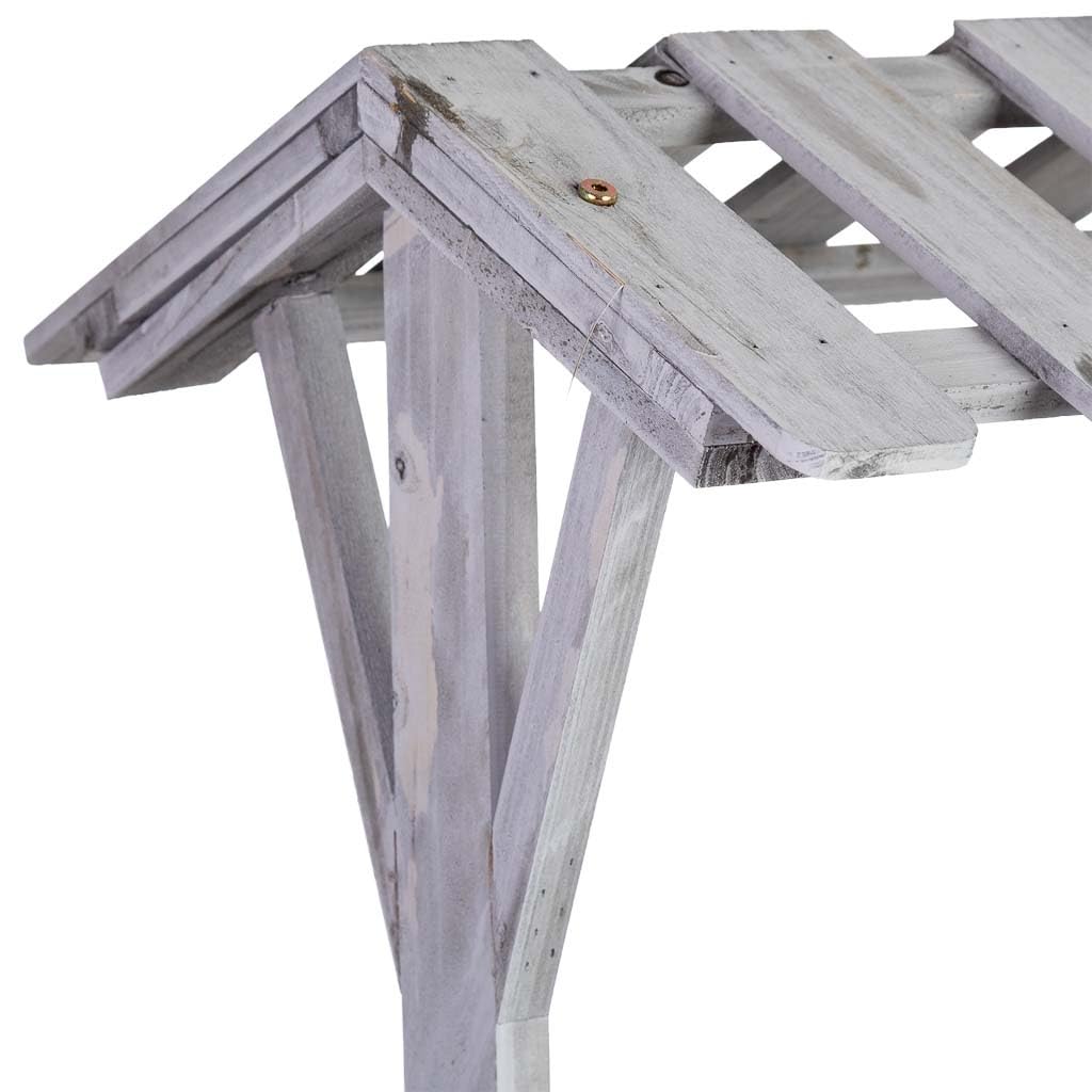 WANDERLUST DECO Carro expositor de madera 100x46x163h cm