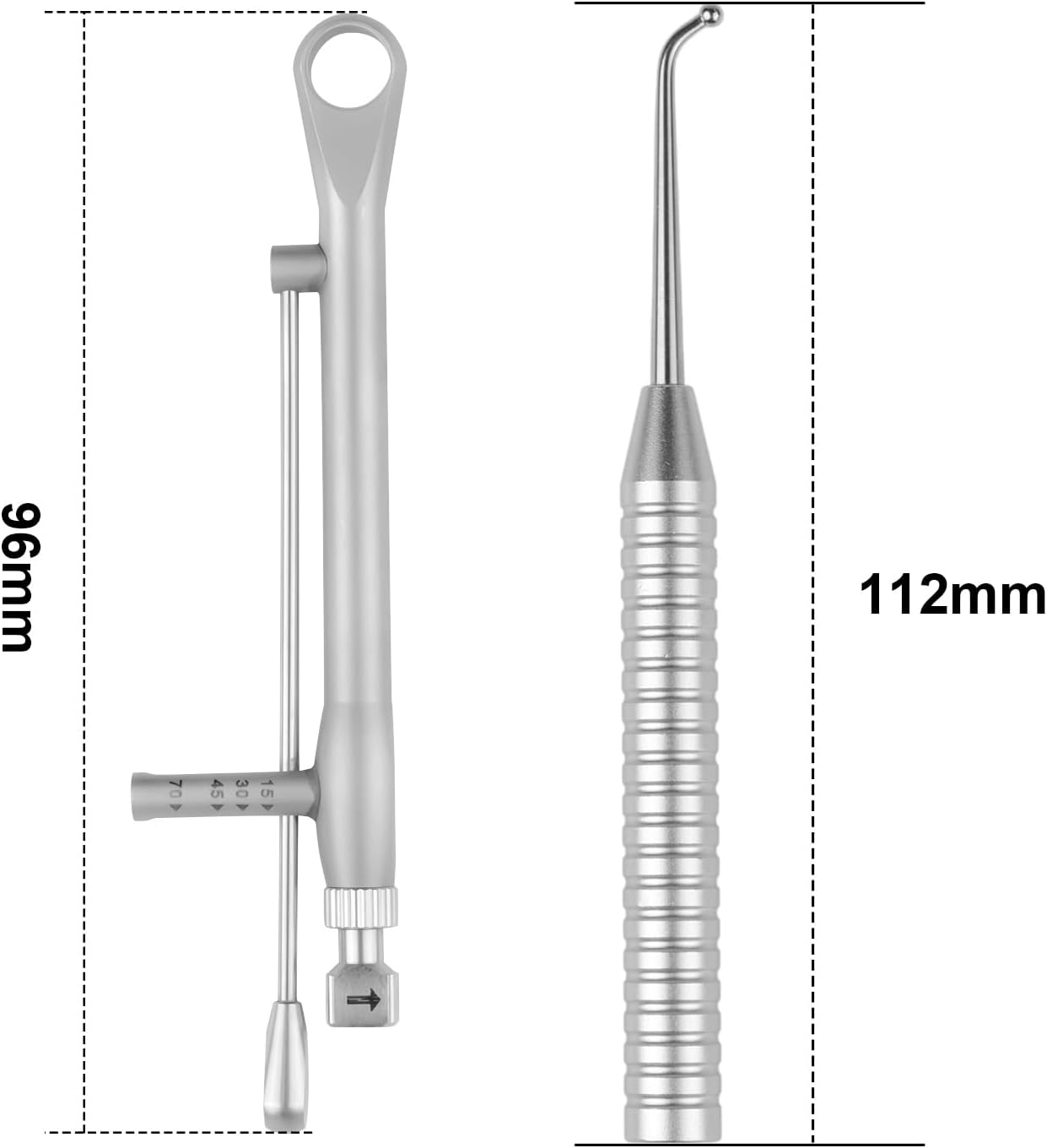 Universal Implant Driver Kit HYG-DH230, Prosthetic Kit with Adjustable Ratchet and 16pcs Screwdrivers,10-70Ncm Implant Restorations Fully Autoclavable