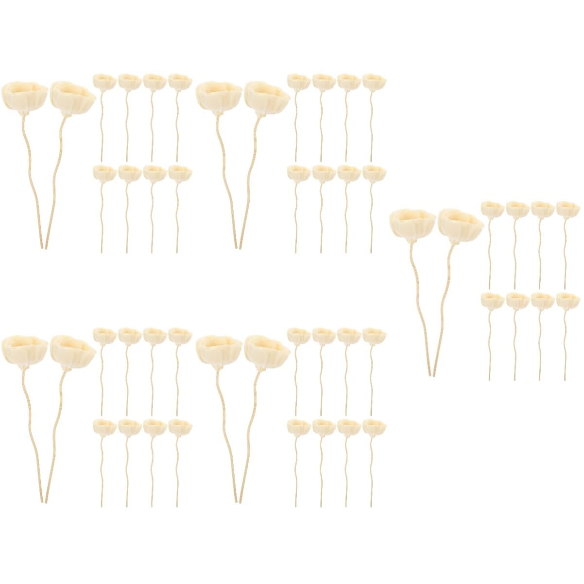 Alipis 5 Sätze Aromatherapie-Rattan Room Fragrance Diffuser Sticks Diffusoren Für Ätherische Öle Großer Flüssig Docht Auswechselbare Aromasticks Raumduftstäbchen 10 Stück * 5